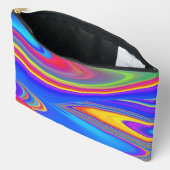 Summerfeeling , Abstrakt 3D Rainbowart Zubehörtasche (Offen)