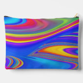 Summerfeeling , Abstrakt 3D Rainbowart Zubehörtasche (Rückseite)