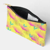 Summerfeeling, handgezeichnetes Muster Zubehörtasche (Offen)