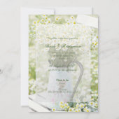Summerfield Daisies Chamomile Blume Save the Date (Rückseite)