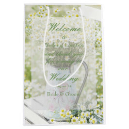 Summerfield Daisies Daisy Chamomile Blume Wedding Mittlere Geschenktüte