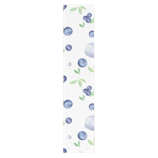 Summerfrische Blaubeere Kurzer Tischläufer (Vorderseite)