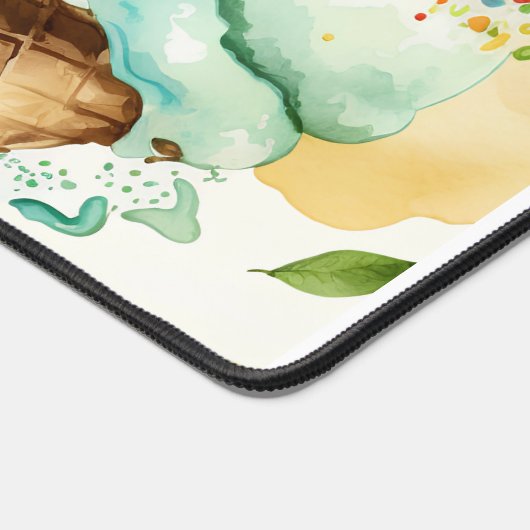 SummerFun Extravagant ICE CREAM CONES Schreibtischunterlage (Ecke)