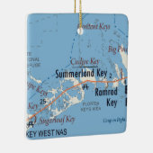 Summerland Key Florida Template Keramik Ornament (Rechts)