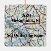 Summerland Key Florida Template Keramik Ornament (Rückseite)