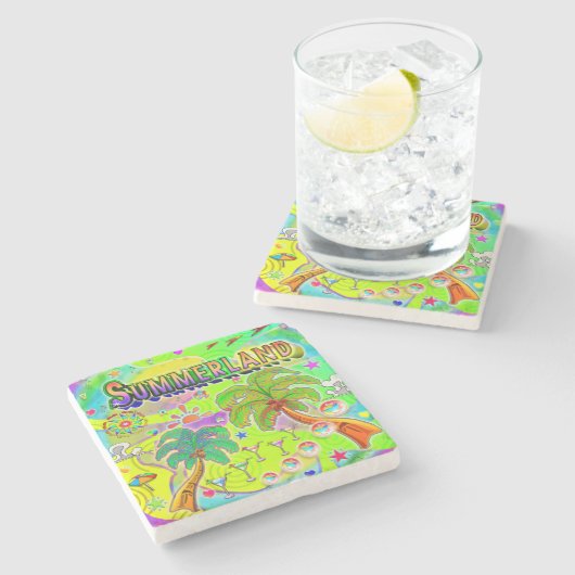 Summerland Mind Focus Untersetzer (Seitenansicht)