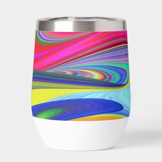 Summerrainbow , Abstrakt 3D Rainbowart (Rückseite)