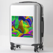 Summerrainbow , Abstrakt 3D Rainbowart Aufkleber (Koffer)