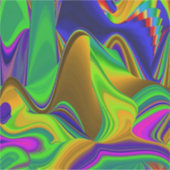 Summerrainbow , Abstrakt 3D Rainbowart Aufkleber (Vorderseite)