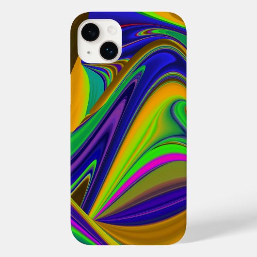 Summerrainbow , Abstrakt 3D Rainbowart Case-Mate iPhone Hülle (Rückseite)