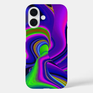 Summerrainbow , Abstrakt 3D Rainbowart iPhone 16 Hülle