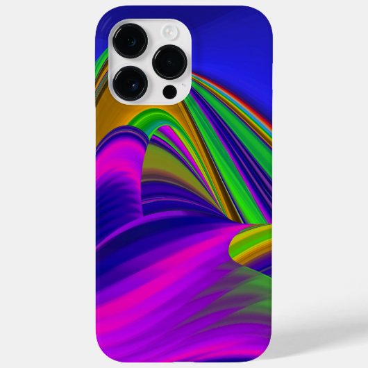 Summerrainbow , Abstrakt 3D Rainbowart Case-Mate iPhone Hülle (Rückseite)