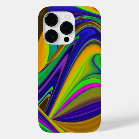 Summerrainbow , Abstrakt 3D Rainbowart Case-Mate iPhone Hülle (Rückseite)