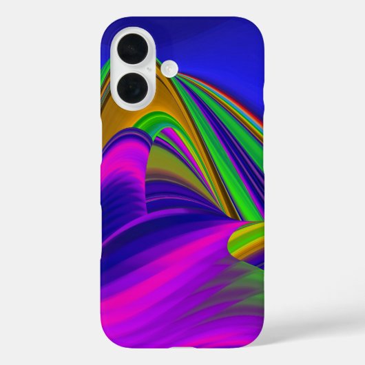 Summerrainbow , Abstrakt 3D Rainbowart Case-Mate iPhone Hülle (Rückseite)