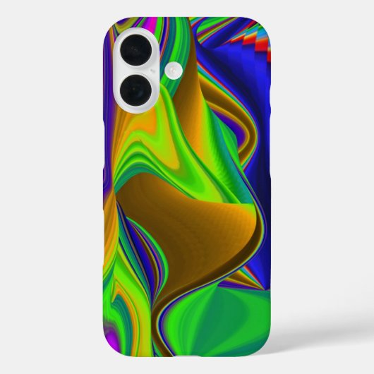 Summerrainbow , Abstrakt 3D Rainbowart Case-Mate iPhone Hülle (Rückseite)