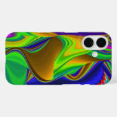 Summerrainbow , Abstrakt 3D Rainbowart Case-Mate iPhone Hülle (Rückseite (Horizontal))