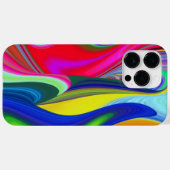 Summerrainbow , Abstrakt 3D Rainbowart Case-Mate iPhone Hülle (Rückseite (Horizontal))