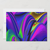 Summerrainbow , Abstrakt 3D Rainbowart Einladung (Vorderseite)