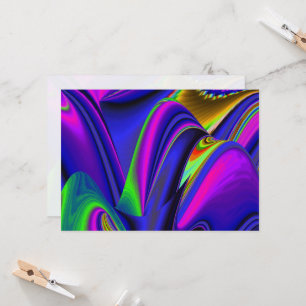 Summerrainbow , Abstrakt 3D Rainbowart Einladung