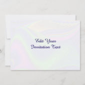 Summerrainbow , Abstrakt 3D Rainbowart Einladung (Rückseite)