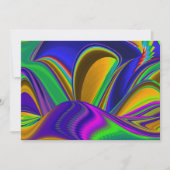 Summerrainbow , Abstrakt 3D Rainbowart Einladung (Vorderseite)