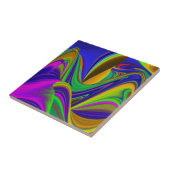Summerrainbow , Abstrakt 3D Rainbowart Fliese (Seite)
