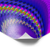 Summerrainbow , Abstrakt 3D Rainbowart Fotodruck (Ecke)