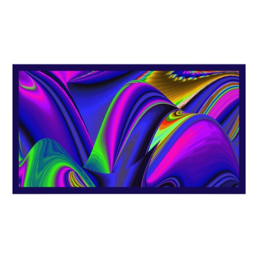Summerrainbow , Abstrakt 3D Rainbowart Fotodruck (Vorne)