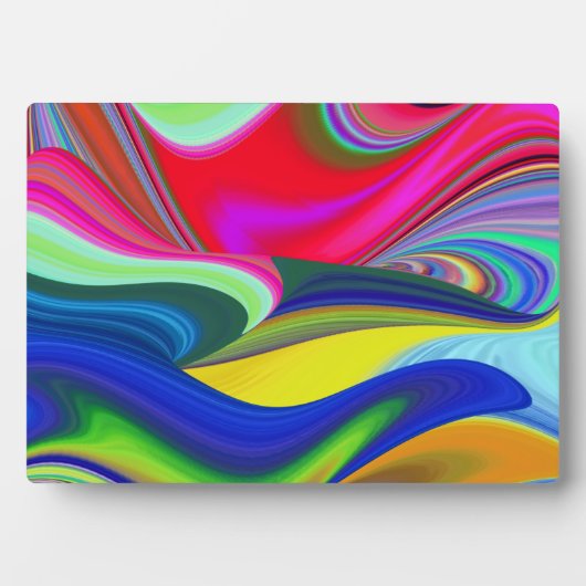 Summerrainbow , Abstrakt 3D Rainbowart Fotoplatte (Vorderseite)