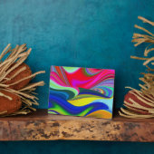 Summerrainbow , Abstrakt 3D Rainbowart Fotoplatte (Seite)