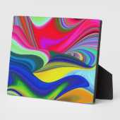 Summerrainbow , Abstrakt 3D Rainbowart Fotoplatte (Seite)