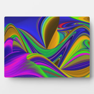 Summerrainbow , Abstrakt 3D Rainbowart Fotoplatte