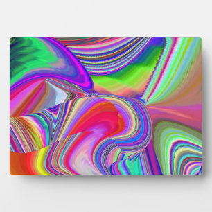 Summerrainbow , Abstrakt 3D Rainbowart Fotoplatte