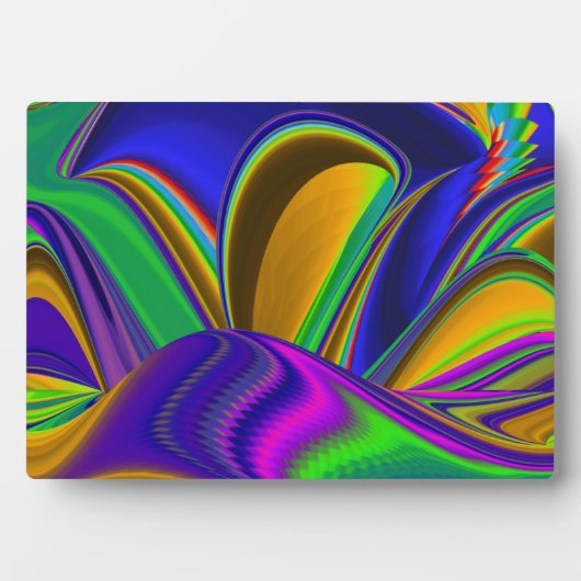 Summerrainbow , Abstrakt 3D Rainbowart Fotoplatte (Vorderseite)