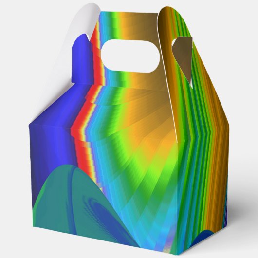 Summerrainbow , Abstrakt 3D Rainbowart Geschenkschachtel (Vorderseite)