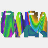 Summerrainbow , Abstrakt 3D Rainbowart Geschenkschachtel (Ungeklappt)