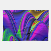 Summerrainbow , Abstrakt 3D Rainbowart Geschirrtuch (Horizontal)