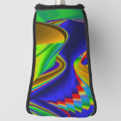 Summerrainbow , Abstrakt 3D Rainbowart Golf Headcover (Rotieren 90)