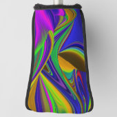 Summerrainbow , Abstrakt 3D Rainbowart Golf Headcover (Rotieren 90)