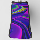 Summerrainbow , Abstrakt 3D Rainbowart Golf Headcover (Rotieren 90)