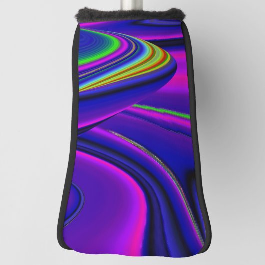 Summerrainbow , Abstrakt 3D Rainbowart Golf Headcover (Rotieren 90)