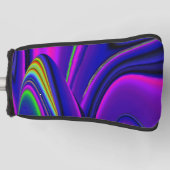Summerrainbow , Abstrakt 3D Rainbowart Golf Headcover (Vorderseite)