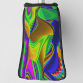 Summerrainbow , Abstrakt 3D Rainbowart Golf Headcover (Rotieren 90)