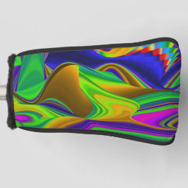 Summerrainbow , Abstrakt 3D Rainbowart Golf Headcover