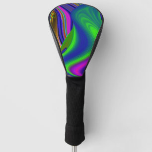 Summerrainbow , Abstrakt 3D Rainbowart Golf Headcover