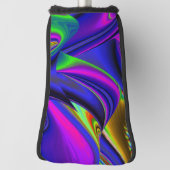 Summerrainbow , Abstrakt 3D Rainbowart Golf Headcover (Rotieren 90)