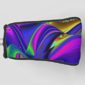 Summerrainbow , Abstrakt 3D Rainbowart Golf Headcover (Vorderseite)