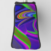 Summerrainbow , Abstrakt 3D Rainbowart Golf Headcover (Rotieren 90)
