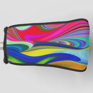 Summerrainbow , Abstrakt 3D Rainbowart Golf Headcover