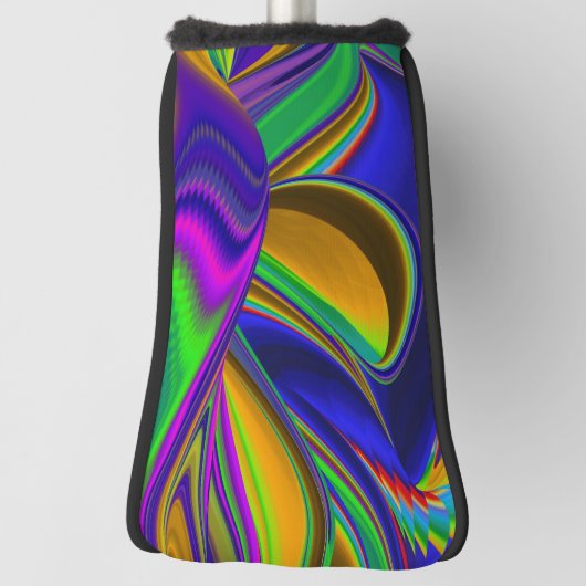 Summerrainbow , Abstrakt 3D Rainbowart Golf Headcover (Rotieren 90)